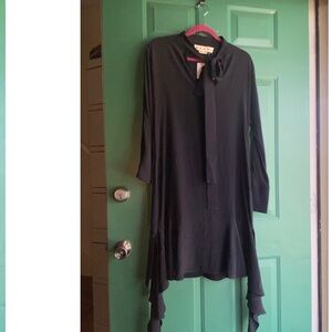 Marni size 42 acetate and silk black dress so soft
